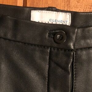 Black leather softest almost new Pants